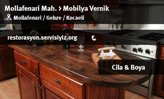 Mollafenari Mobilya Vernik İletişim