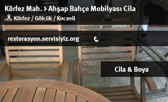 Körfez Ahşap Bahçe Mobilyası Cila İletişim