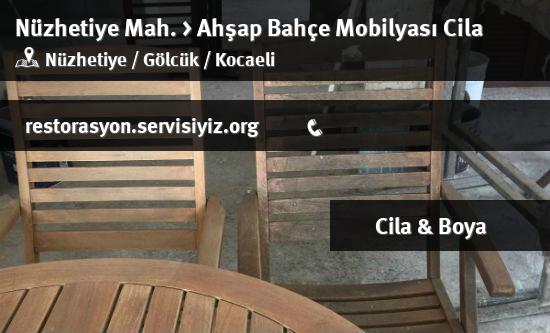 Nüzhetiye Ahşap Bahçe Mobilyası Cila İletişim