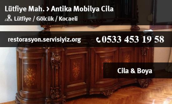 Lütfiye Antika Mobilya Cila İletişim