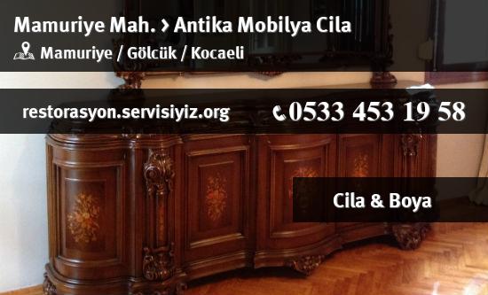 Mamuriye Antika Mobilya Cila İletişim