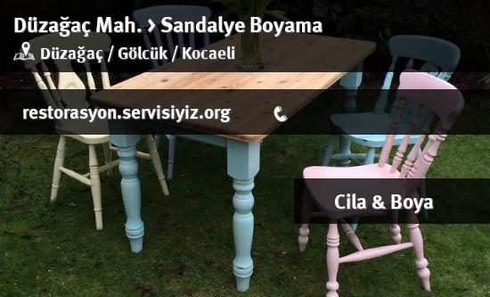 Düzağaç Sandalye Boyama İletişim