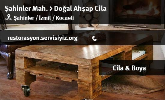 Şahinler Doğal Ahşap Cila İletişim