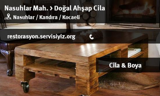 Nasuhlar Doğal Ahşap Cila İletişim