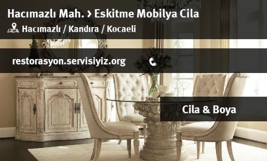 Hacımazlı Eskitme Mobilya Cila İletişim