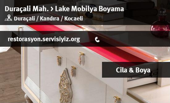 Duraçali Lake Mobilya Boyama İletişim