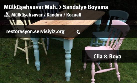 Mülküşehsuvar Sandalye Boyama İletişim