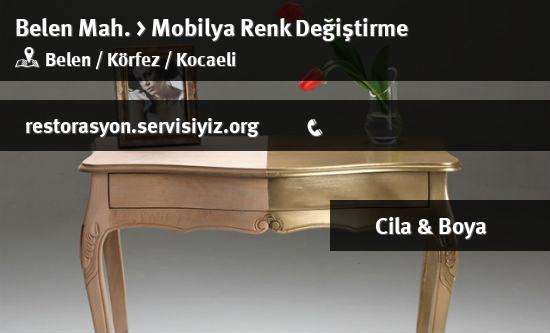 Belen Mobilya Renk Değiştirme İletişim