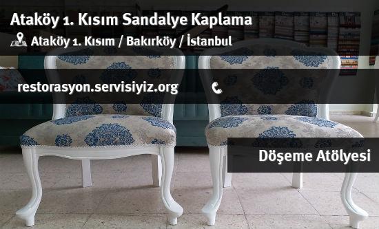 Ataköy 1. Kısım Sandalye Kaplama İletişim