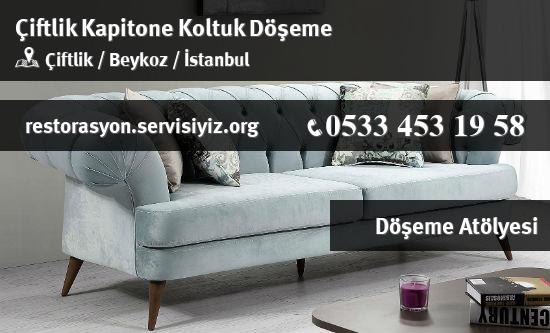 Çiftlik Kapitone Koltuk Döşeme İletişim