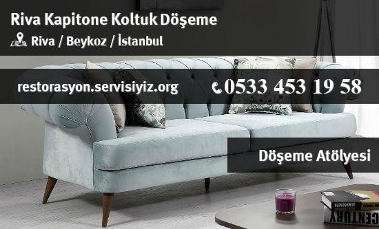 Riva Kapitone Koltuk Döşeme İletişim