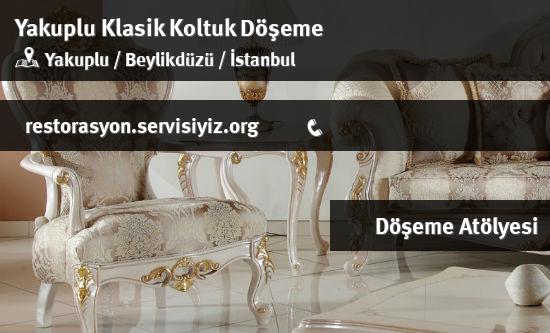 Yakuplu Klasik Koltuk Döşeme İletişim