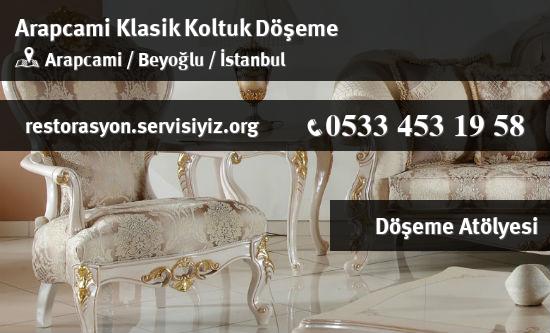 Arapcami Klasik Koltuk Döşeme İletişim