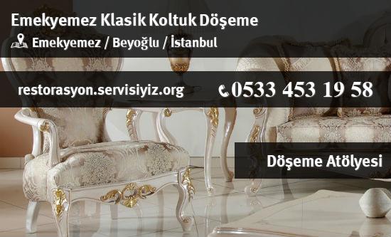 Emekyemez Klasik Koltuk Döşeme İletişim