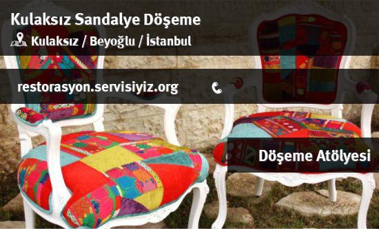 Kulaksız Sandalye Döşeme İletişim