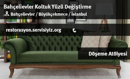 Bahçelievler Koltuk Yüzü Değiştirme İletişim