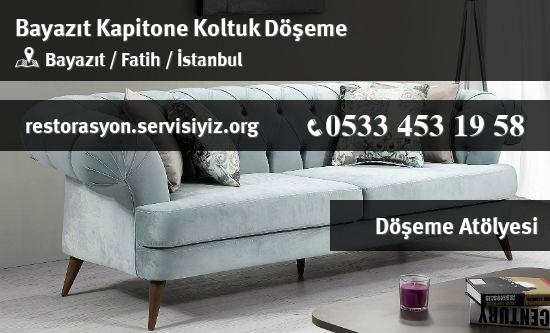 Bayazıt Kapitone Koltuk Döşeme İletişim
