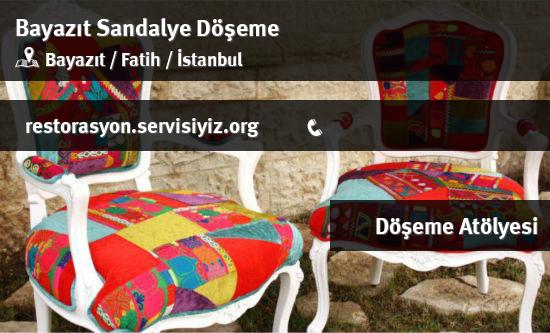 Bayazıt Sandalye Döşeme İletişim