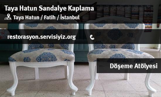 Taya Hatun Sandalye Kaplama İletişim