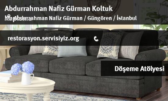 Abdurrahman Nafiz Gürman Koltuk Kaplama İletişim