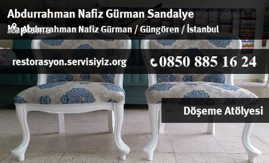 Abdurrahman Nafiz Gürman Sandalye Kaplama İletişim