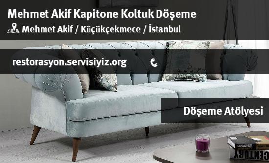 Mehmet Akif Kapitone Koltuk Döşeme İletişim