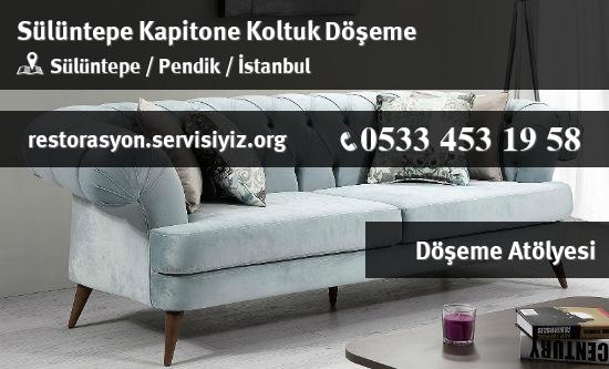 Sülüntepe Kapitone Koltuk Döşeme İletişim