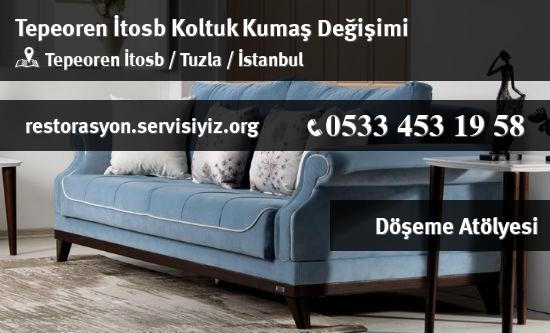 Tepeoren İtosb Koltuk Kumaş Değişimi İletişim