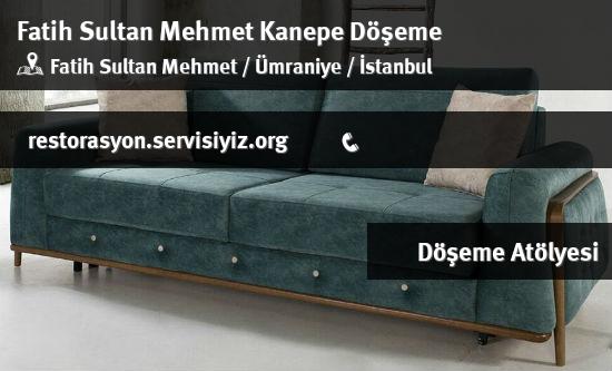 Fatih Sultan Mehmet Kanepe Döşeme İletişim
