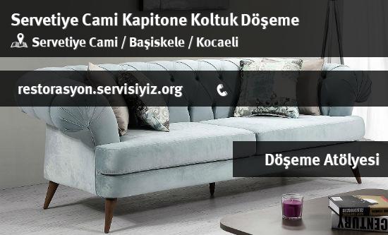 Servetiye Cami Kapitone Koltuk Döşeme İletişim