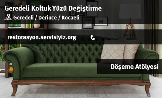 Geredeli Koltuk Yüzü Değiştirme İletişim