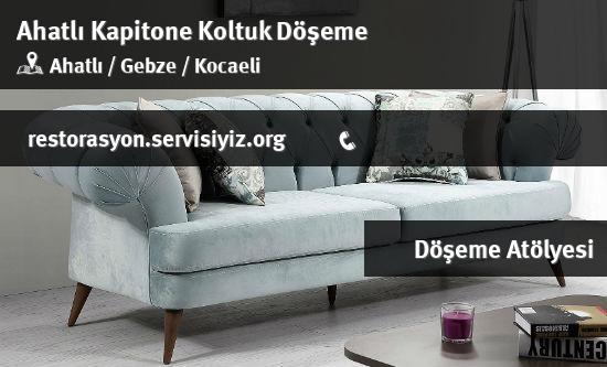 Ahatlı Kapitone Koltuk Döşeme İletişim