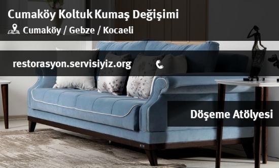 Cumaköy Koltuk Kumaş Değişimi İletişim