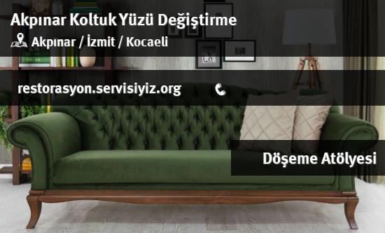 Akpınar Koltuk Yüzü Değiştirme İletişim