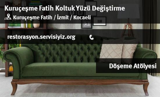 Kuruçeşme Fatih Koltuk Yüzü Değiştirme İletişim