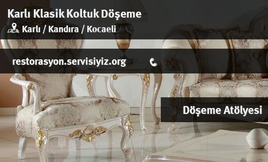 Karlı Klasik Koltuk Döşeme İletişim