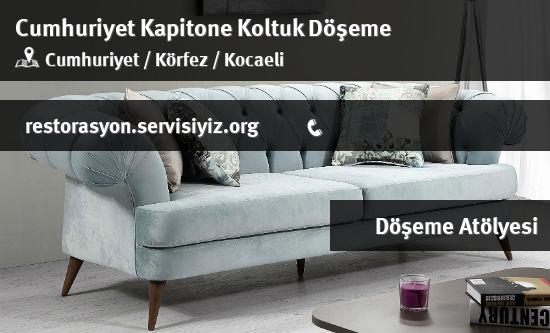 Cumhuriyet Kapitone Koltuk Döşeme İletişim