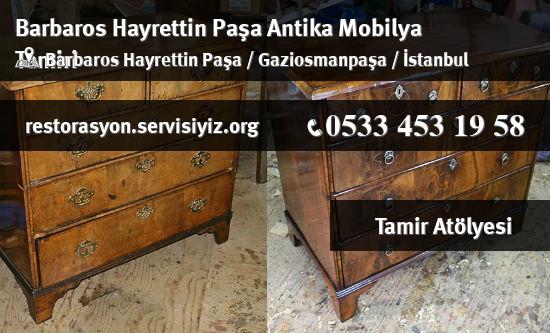 Barbaros Hayrettin Paşa Antika Mobilya Tamiri İletişim