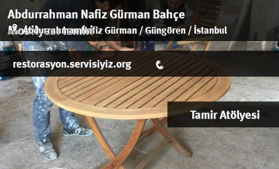 Abdurrahman Nafiz Gürman Bahçe Mobilyası tamiri İletişim