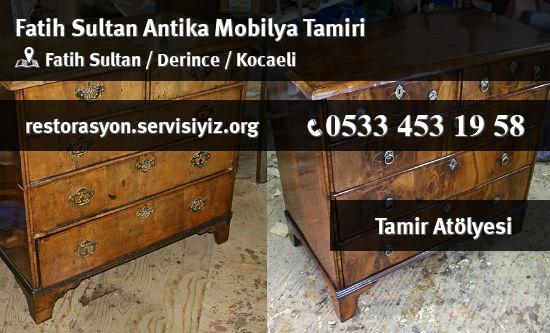 Fatih Sultan Antika Mobilya Tamiri İletişim