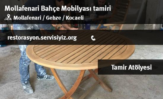 Mollafenari Bahçe Mobilyası tamiri İletişim