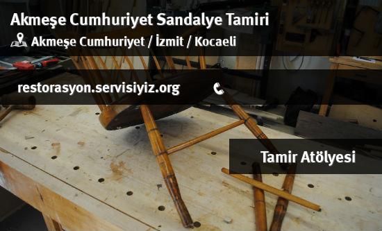 Akmeşe Cumhuriyet Sandalye Tamiri İletişim