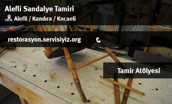Alefli Sandalye Tamiri İletişim