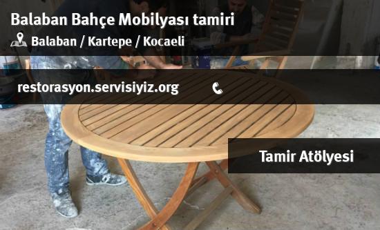 Balaban Bahçe Mobilyası tamiri İletişim